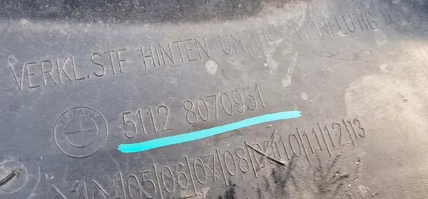 BMW 1 F40 Bakdiffusor Spoiler 51128070951 image 4