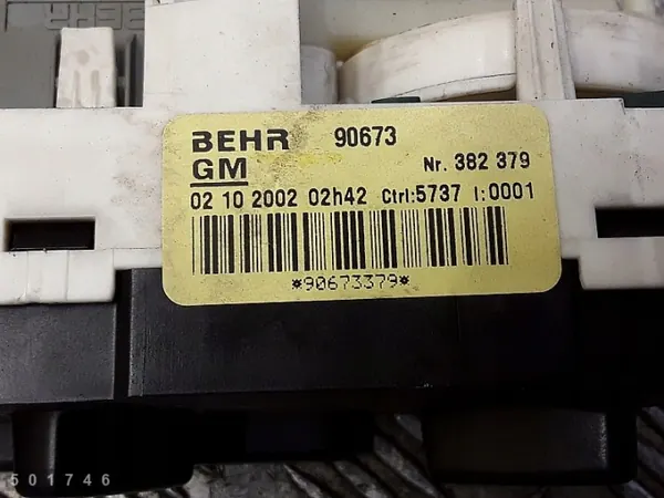 Opel Zafira A Klimasteuergerät OEM behr90673 image 3