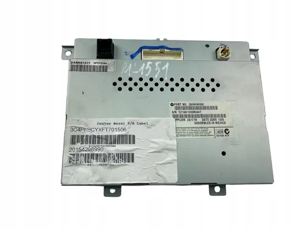 Ecrã de navegação Dodge Journey OEM 05064993AI 2012 image 3