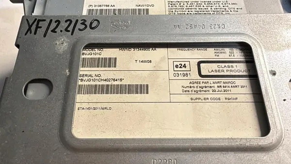 Begagnad Jaguar CD-byttare OEM P31357756AA för XF X250 image 4