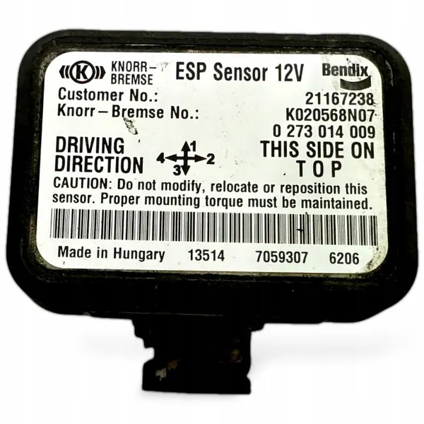 Capteur ESP Volvo OEM 21167238 - Pièce d'occasion image 3