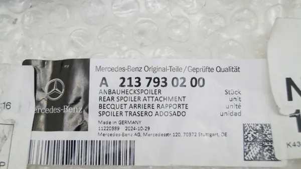 Heckklappenspoiler OEM 2137930200 - Mercedes image 3