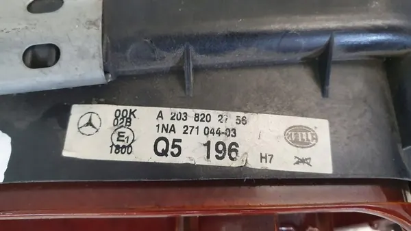 LINKS HALOGEEN MERCEDES SLK W171 W203 W209 04- A2038202756 image 7