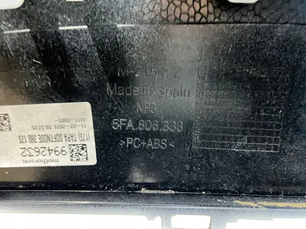 OEM 5FA806333 Etupuskurin Peite Seat Leon IV:lle image 9
