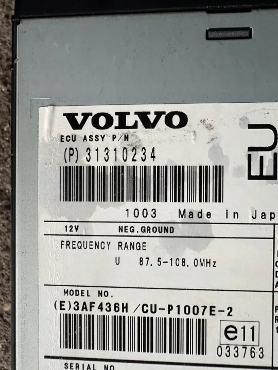 Lecteur CD Navigation Volvo S40 II V50 OEM 31310234 image 3