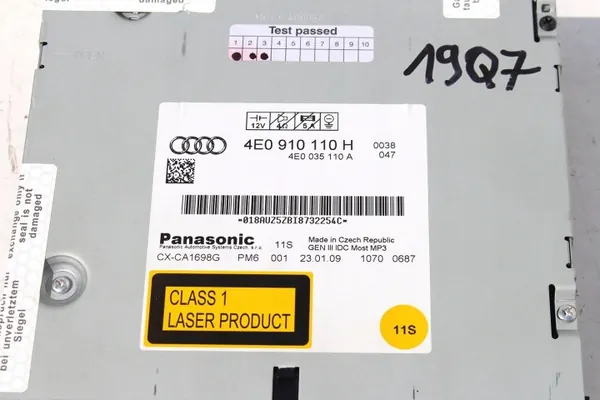 Audi CD-wisselaar OEM bt-cars-21742 voor A4 A5 A6 A8 Q5 Q7 image 3