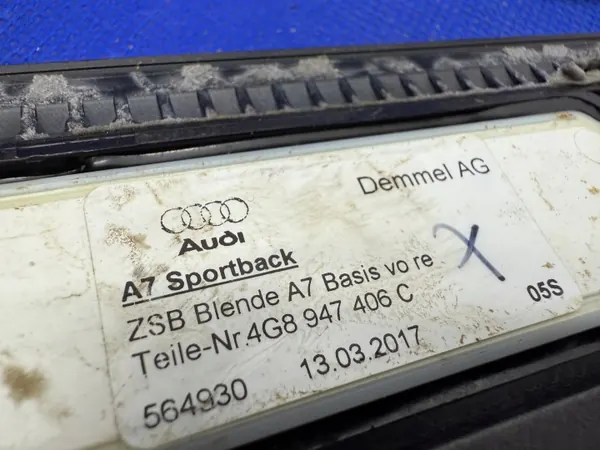 Audi A7 C7 Protetor de soleira iluminado OEM 4G8947406C image 8