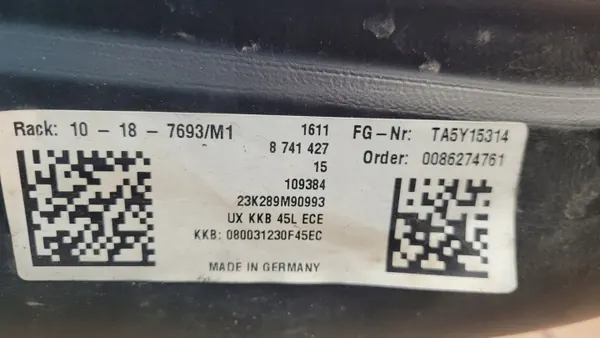 Tanque combustível BMW X1 U11 OEM 8741427 5A44A10 image 6