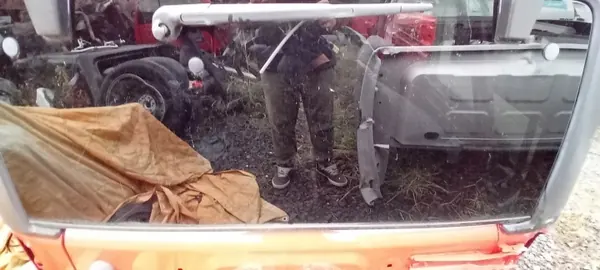 Jeep Wrangler JK III 4Drzwi Szyba Tył Tylna PRZYCIEMNIANA ORYGINAŁ 07-18r image 5