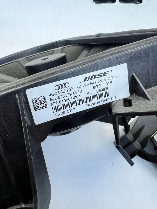 Système Audio BOSE OEM KOMPLET Audi A6 C7 Berline image 5