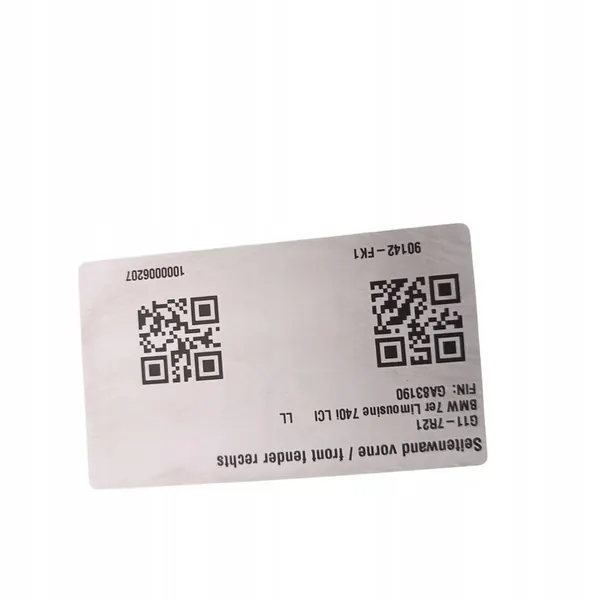 BMW G11 G12 LCI Parafango anteriore destro A300 Alpineweiss M-package image 9