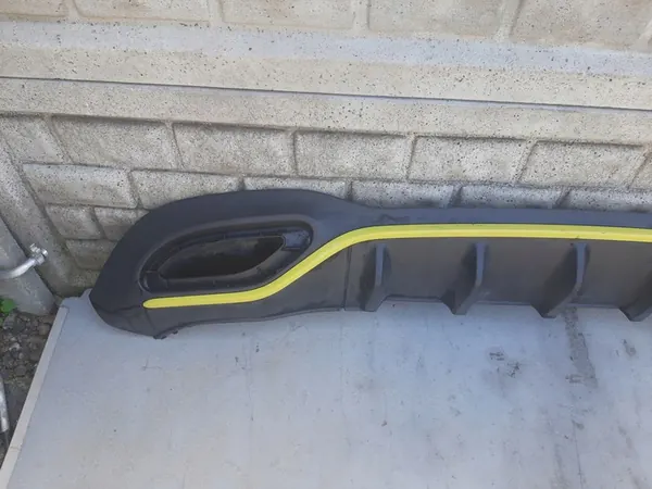 MERCEDES A-KLASA W177 18-> AMG bakre diffussor image 2