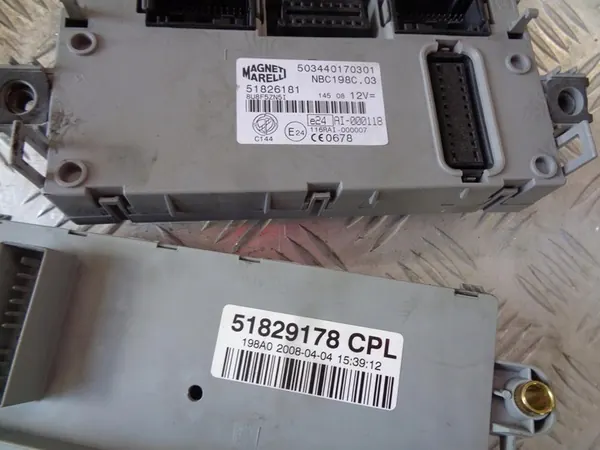 Unité de contrôle moteur ensemble immobilisateur Fiat Bravo II 1.6 M-JET image 5