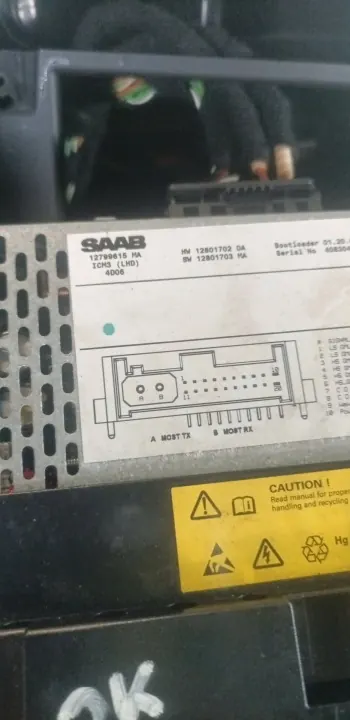 Saab 9-3 II 2002-2006 GPS Navigation OEM 12799615 image 3