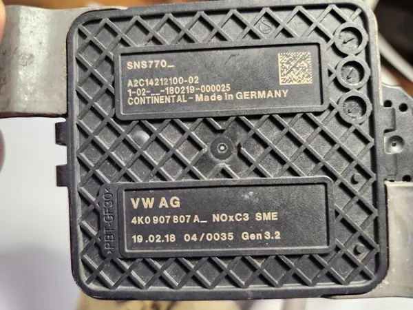 Sensor NOx Audi A6 C7 C8 Porsche Boxster 987 OEM 4K0907807A image 2