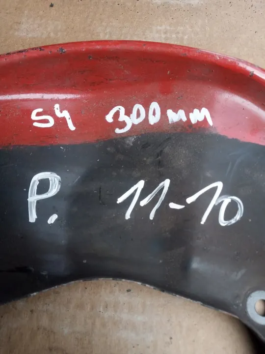 Audi A4 B7 Bakre Höger Bromsskiva Täckplåt 4F0615612 image 6