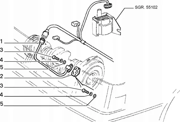 Fiat Vevaxelpositionssensor 7799032 image 2