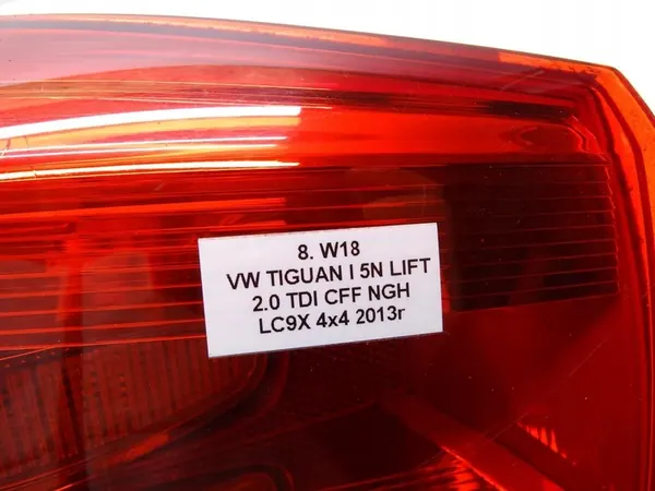 Luz trasera izquierda VW Tiguan 5N I Lift 5N0945095Q image 9