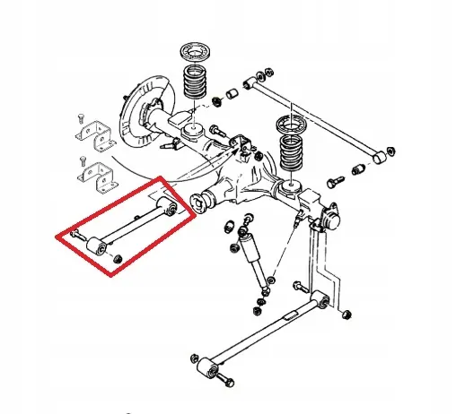 Taka-ylästabilointitanko OEM 91153035 Opel Frontera A image 2