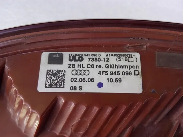 Luz trasera AUDI A6 C6 05- Derecha image 4