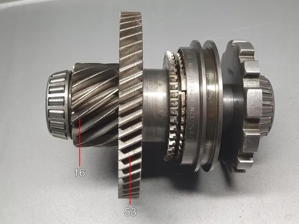 Arbre de Sortie N3 DQ200 0AM 311242E image 2