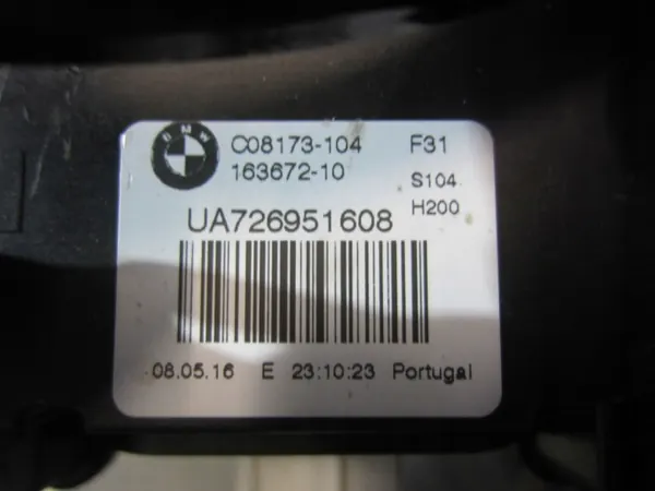 BMW 3 F34/F31 kofferbakslot OEM 51247269516 image 10
