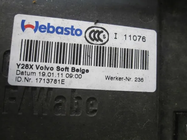 Techo solar Volvo S60 II OEM 1702734 1713781E 1717822B image 10
