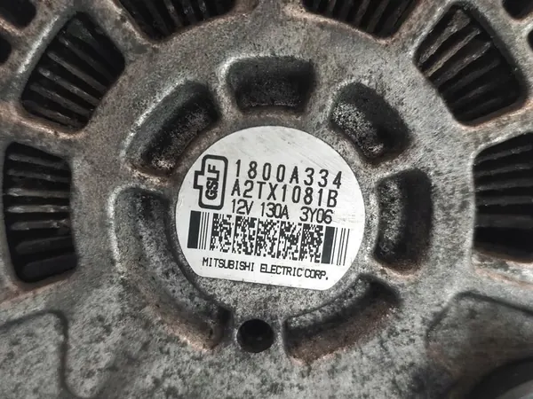 OUTLANDER ASX 2.2 DID Alternator A2TX1081B image 7