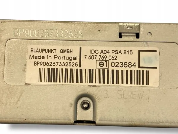 Changer CD/DVD Peugeot 307 OEM E1023684 image 7