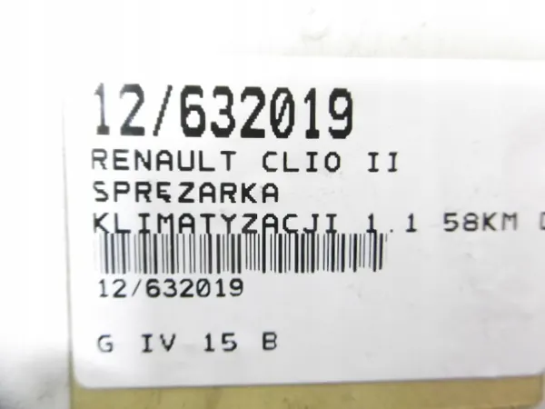 Compressore aria condizionata RENAULT CLIO II image 8