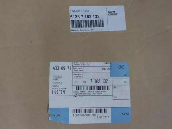 Oikean etuikkunan mekanismi BMW F10 F11 image 2