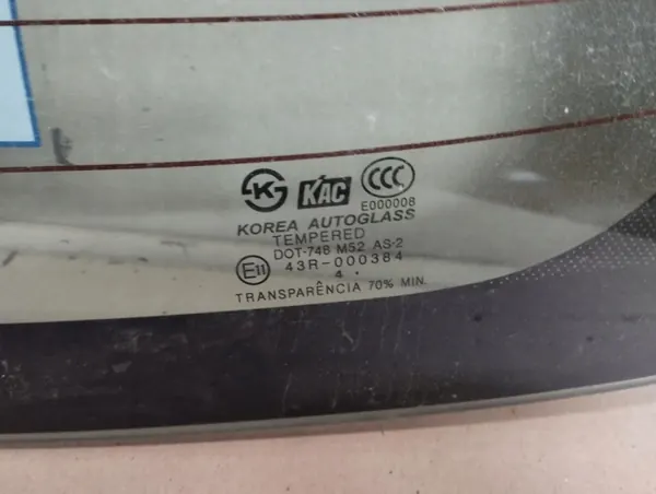Vidro traseiro Hyundai Santa Fe 2005 OEM AMD136552 image 5