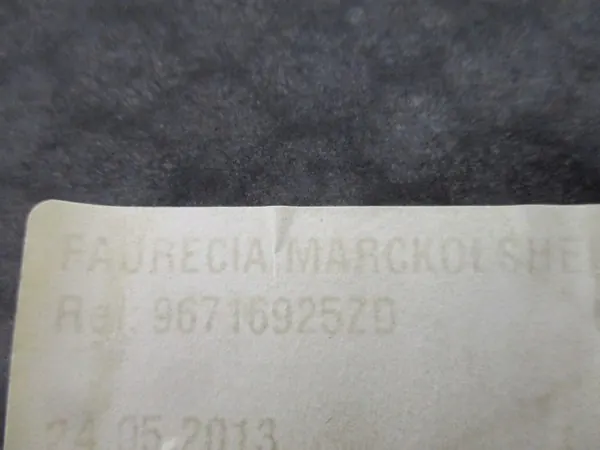 Suelo de maletero trasero OEM 96716925ZD Citroen DS5 image 3