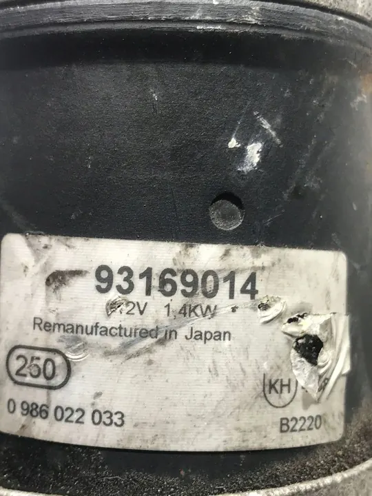 Arrancador OPEL ASTRA J SPORTS TOURER 1.7L diésel image 2