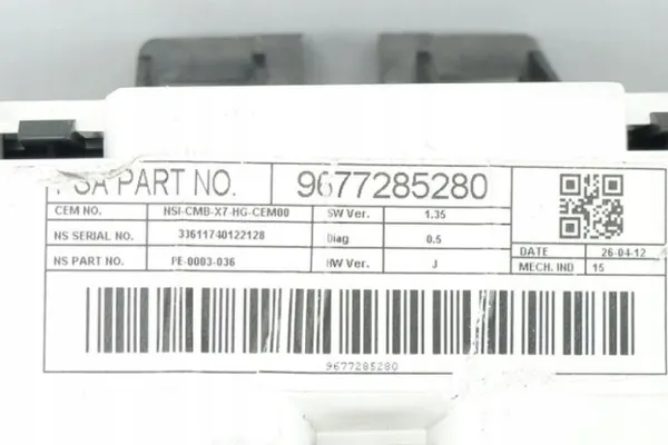 Tachometer OEM 9677285280 für Citroen C5 III Limousine image 6