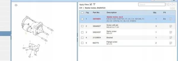 VOLVO XC60 II 2.0 T5 Motor de arranque 31407197 image 5