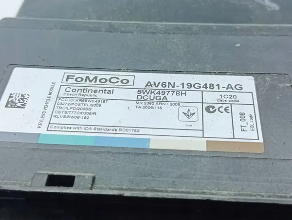 Module de verrouillage central Ford AV6N19G481 - Occasion image 7