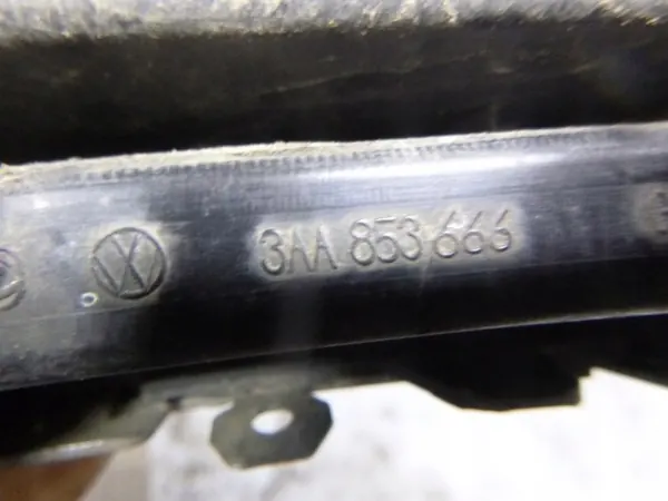 Griglia paraurti destra VW Passat B7 Cromata 3AA853666A image 2