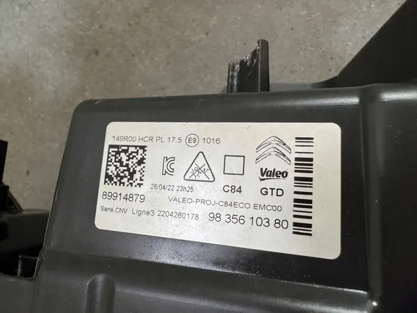 Linker FULL LED lamp Citroen C5 Aircross OEM 9835610380 image 2