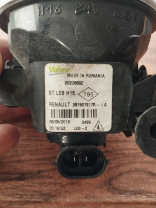 Halogenstrålkastare OEM 89208692 för Renault Clio image 3