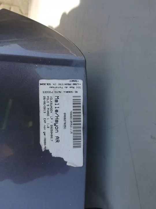 Volkswagen Polo V 6R 2012 Takaluukku image 2