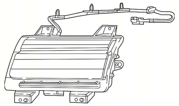 OEM 55112885AF Feu clignotant LED DRL gauche image 3