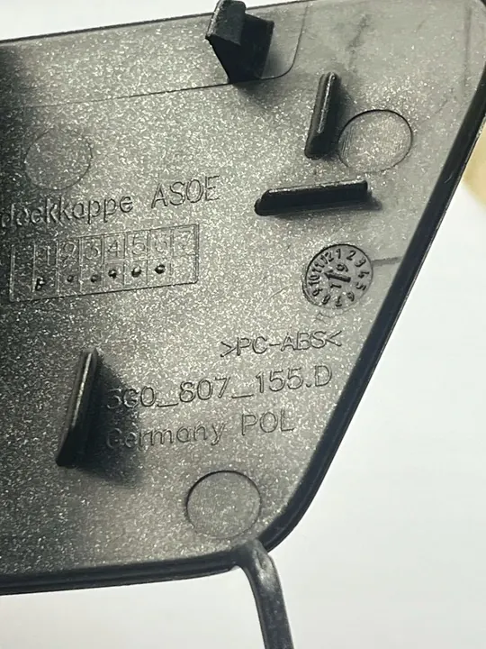 VW Passat B8 2015-2024 Tappo paraurti anteriore 3G0807155D image 3