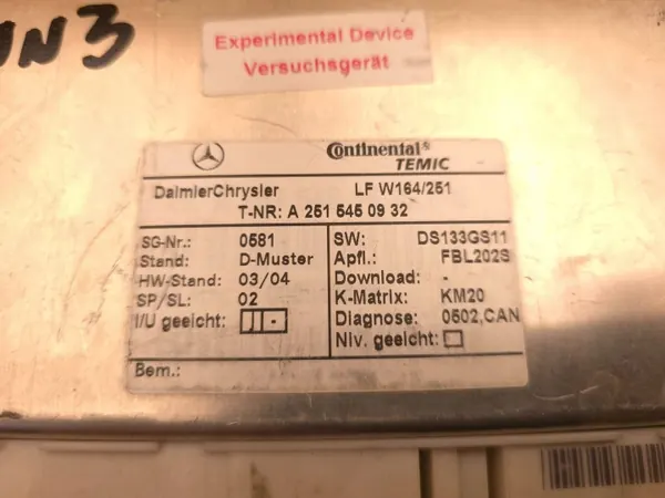 Mercedes-Benz R W251 Veringregelmodule A2515450932 image 5