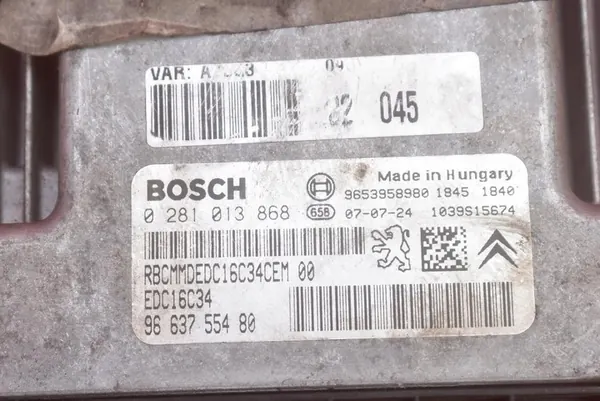 Motorstyrdon Peugeot 207 1.6 HDI 9663755480 image 2