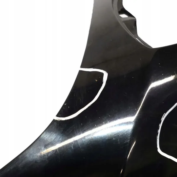 BMW E46 Kombi Motorhuv Schwarz II image 8