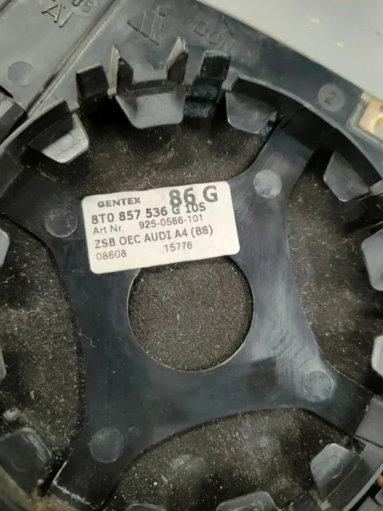 Insert Espejo Derecho Audi A5 8T OEM 8T0857536G image 7