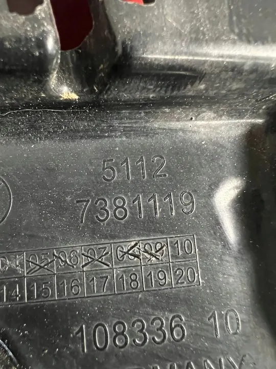 BMW F48 Scivolo Paraurti Posteriore Sinistro 7381119 image 3