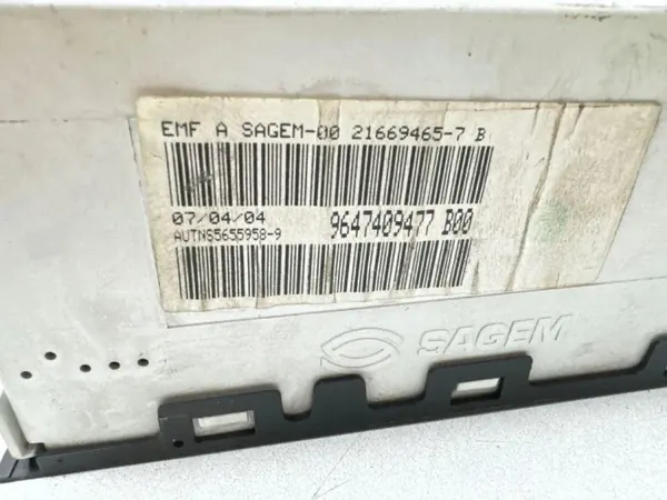 OEM 9647409477B00 navigationsskärm för Citroën C5 I image 4