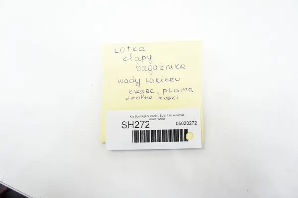 OEM SH272 Kia Sportage V Spoiler Blend Vit Pärla image 8
